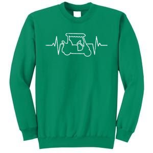 Golf Cart Heartbeat Sweatshirt