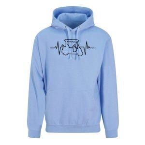 Golf Cart Heartbeat Unisex Surf Hoodie