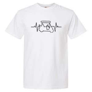 Golf Cart Heartbeat Garment-Dyed Heavyweight T-Shirt