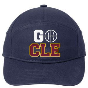 Go Cleveland Hometown Basketball Fan Gift 7-Panel Snapback Hat