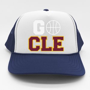 Go Cleveland Hometown Basketball Fan Gift Trucker Hat