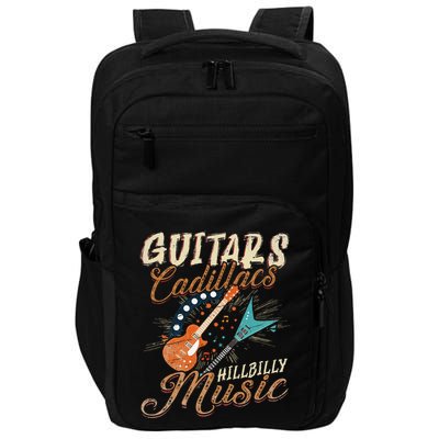 Guitars Cadillacs Hillbilly Music Country Songs And Music Impact Tech Backpack