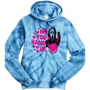 Ghost Calling Halloween Costume No You Hang Up Tie Dye Hoodie