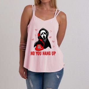 Ghost Calling Halloween Scary Costume No You Hang Up Women's Strappy Tank