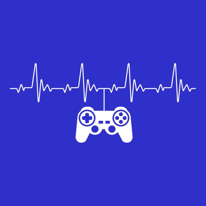 Game Controller Heartbeat Cool Gift Button
