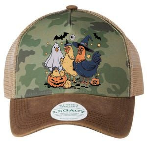 Ghost Chicken Halloween Legacy Tie Dye Trucker Hat