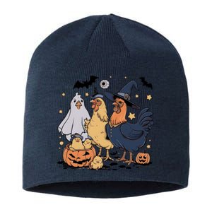 Ghost Chicken Halloween Sustainable Beanie