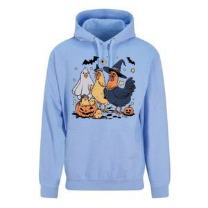 Ghost Chicken Halloween Unisex Surf Hoodie