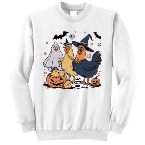 Ghost Chicken Halloween Sweatshirt