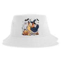 Ghost Chicken Halloween Sustainable Bucket Hat