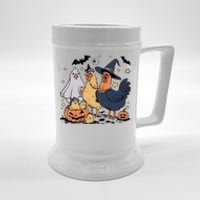 Ghost Chicken Halloween Beer Stein