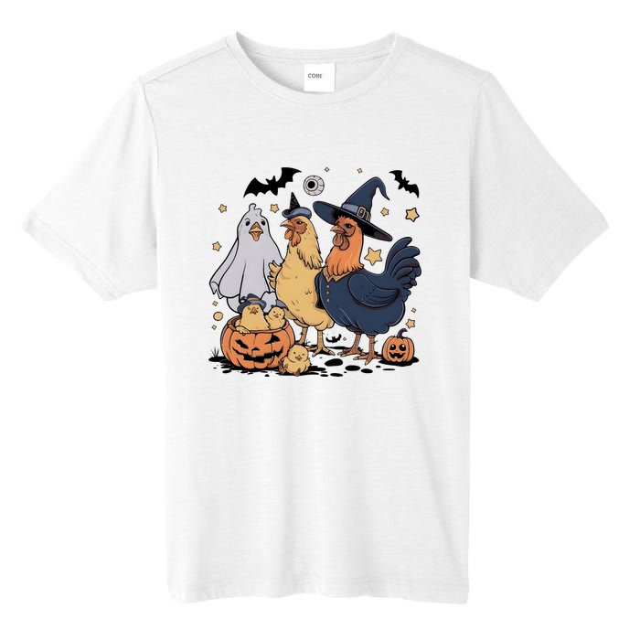 Ghost Chicken Halloween Tall Fusion ChromaSoft Performance T-Shirt