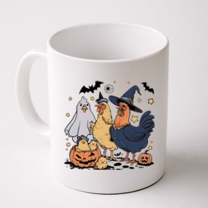 Ghost Chicken Halloween Coffee Mug