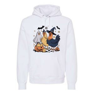 Ghost Chicken Halloween Premium Hoodie