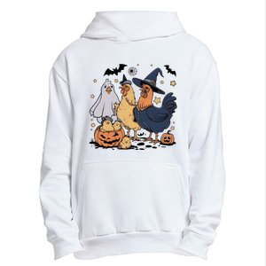 Ghost Chicken Halloween Urban Pullover Hoodie