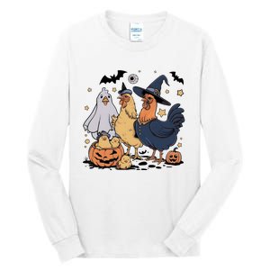 Ghost Chicken Halloween Tall Long Sleeve T-Shirt