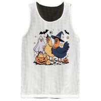 Ghost Chicken Halloween Mesh Reversible Basketball Jersey Tank