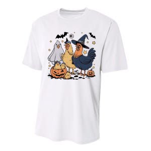 Ghost Chicken Halloween Performance Sprint T-Shirt