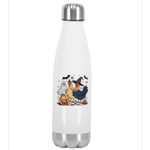 Ghost Chicken Halloween Stainless Steel Insulated Water Bottle