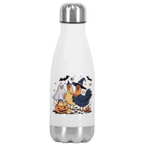 Ghost Chicken Halloween Stainless Steel Insulated Water Bottle