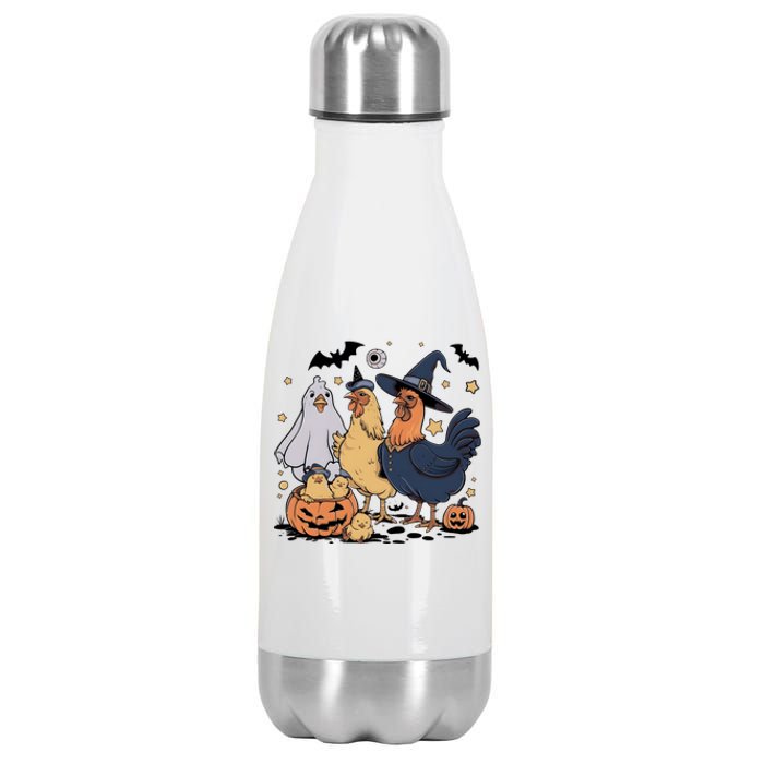 Ghost Chicken Halloween Stainless Steel Insulated Water Bottle