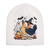 Ghost Chicken Halloween Short Acrylic Beanie