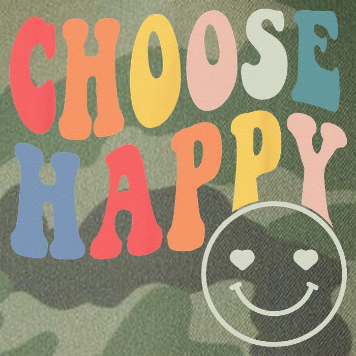 Groovy Choose Happy Motivational Inspirational Positive Tee Legacy Tie Dye Trucker Hat