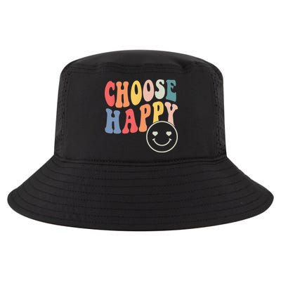 Groovy Choose Happy Motivational Inspirational Positive Tee Cool Comfort Performance Bucket Hat