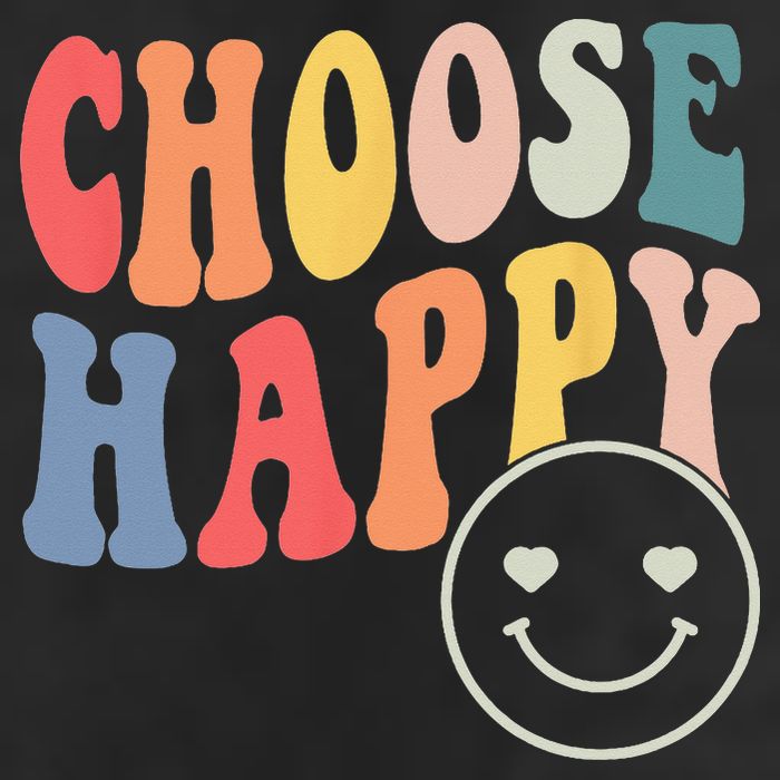 Groovy Choose Happy Motivational Inspirational Positive Tee Cool Comfort Performance Bucket Hat