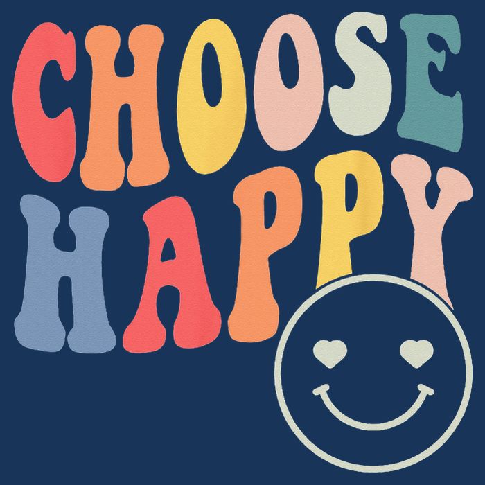 Groovy Choose Happy Motivational Inspirational Positive Tee Infant Baby Jersey Bodysuit