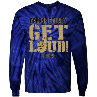 Greene County High School Get Loud Tigers Tie-Dye Long Sleeve Shirt