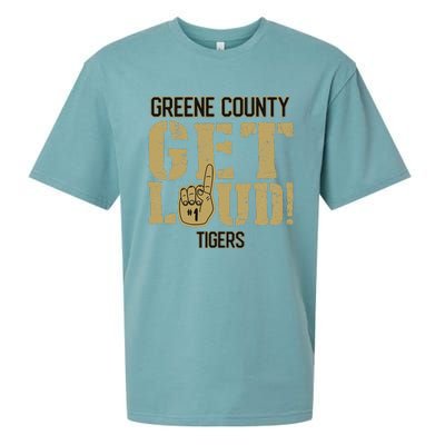 Greene County High School Get Loud Tigers Sueded Cloud Jersey T-Shirt