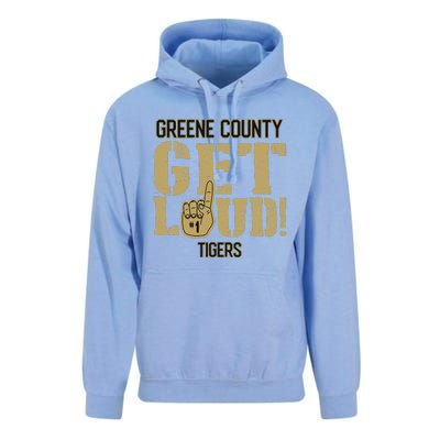 Greene County High School Get Loud Tigers Unisex Surf Hoodie