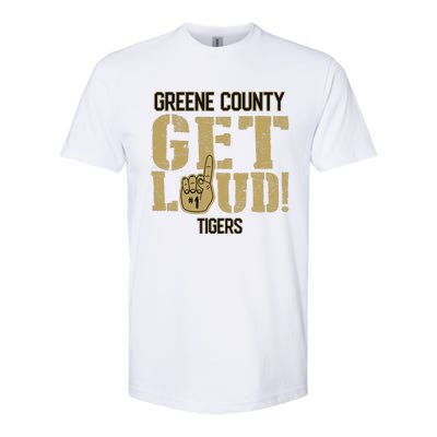 Greene County High School Get Loud Tigers Softstyle CVC T-Shirt