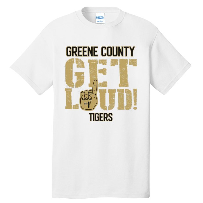 Greene County High School Get Loud Tigers Tall T-Shirt