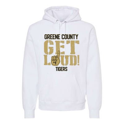 Greene County High School Get Loud Tigers Premium Hoodie