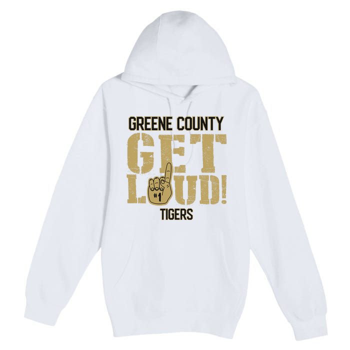 Greene County High School Get Loud Tigers Premium Pullover Hoodie