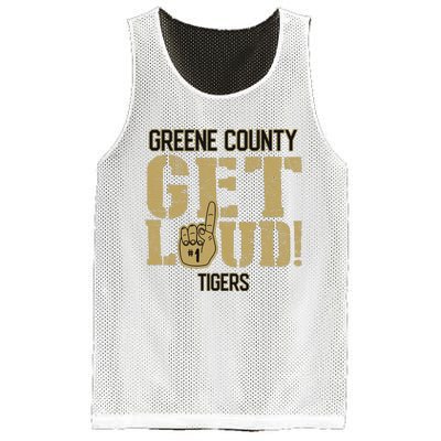 Greene County High School Get Loud Tigers Mesh Reversible Basketball Jersey Tank