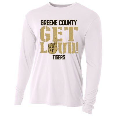 Greene County High School Get Loud Tigers Cooling Performance Long Sleeve Crew