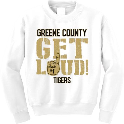 Greene County High School Get Loud Tigers Kids Sweatshirt