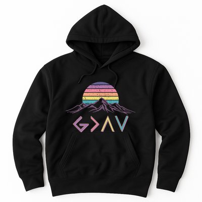 God Christian Is Greater Than The Highs And Lows Costume Hoodie