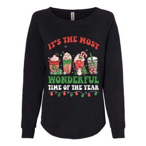 Groovy Christmas ItS The Most Wonderful Time Of The Year Great Gift Womens California Wash Sweatshirt