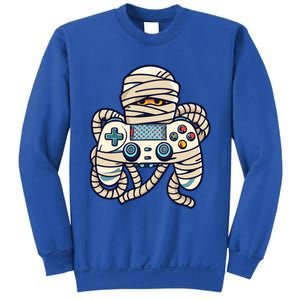 Game Controller In Mummy Costume Halloween Gaming Gift Sweatshirt