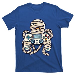 Game Controller In Mummy Costume Halloween Gaming Gift T-Shirt