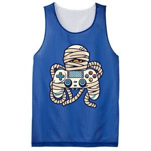 Game Controller In Mummy Costume Halloween Gaming Gift Mesh Reversible Basketball Jersey Tank