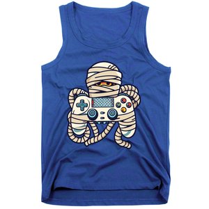 Game Controller In Mummy Costume Halloween Gaming Gift Tank Top