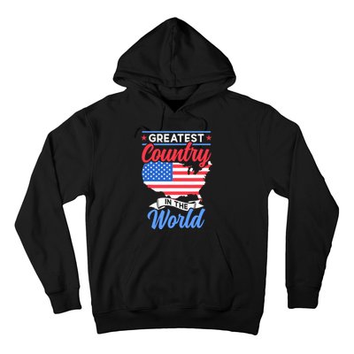 Greatest Country In The World Us Usa American America Us Usa Hoodie