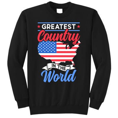 Greatest Country In The World Us Usa American America Us Usa Sweatshirt