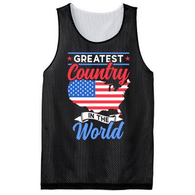 Greatest Country In The World Us Usa American America Us Usa Mesh Reversible Basketball Jersey Tank