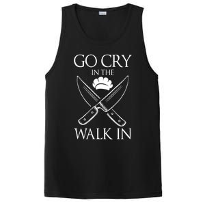 Go Cry In The Walk In Funny Chef Gift PosiCharge Competitor Tank